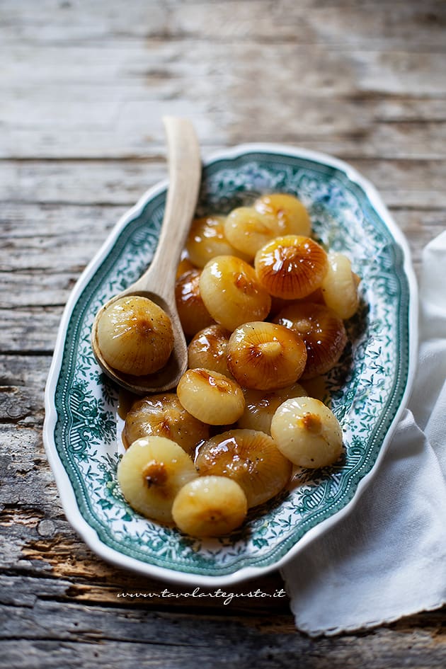 cipolline in agrodolce ricetta - Ricetta di Tavolartegusto