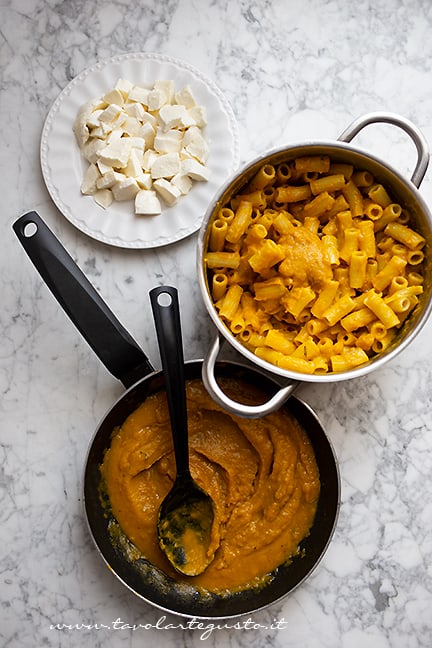 come fare la pasta al forno con zucca