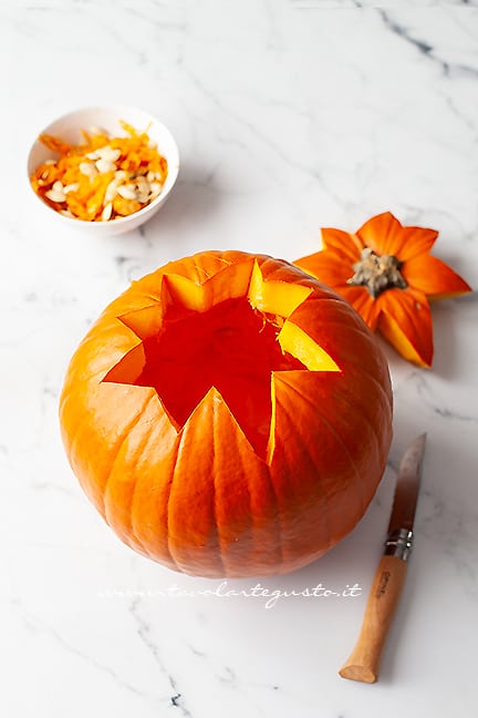 come fare la zucca halloween