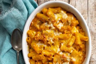 pasta al forno con zucca