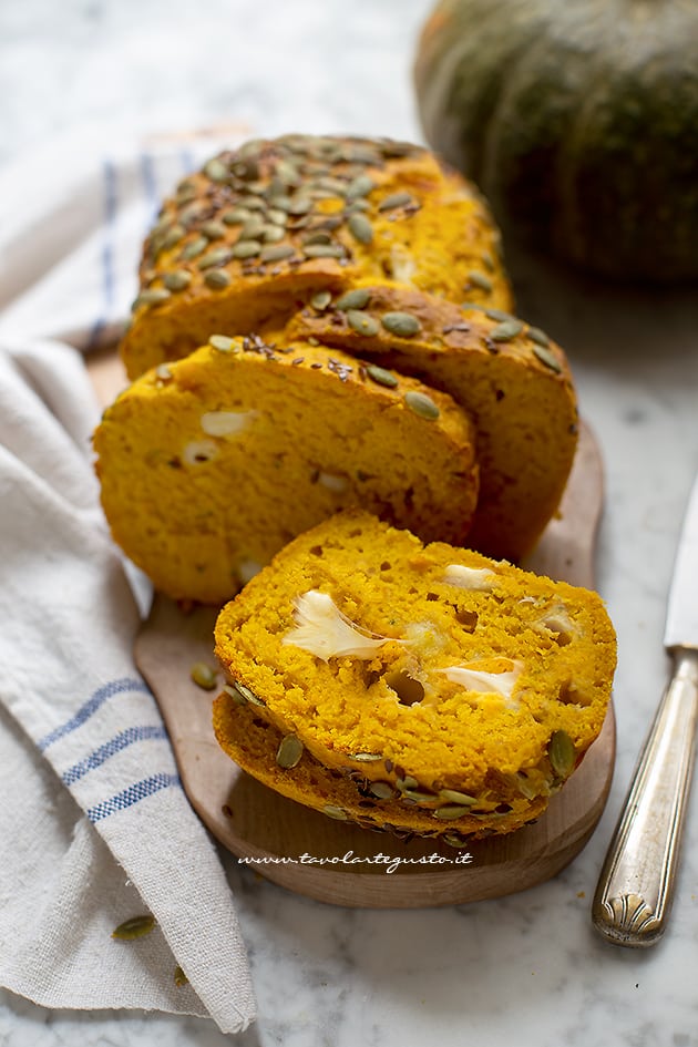 Plumcake alla zucca salato