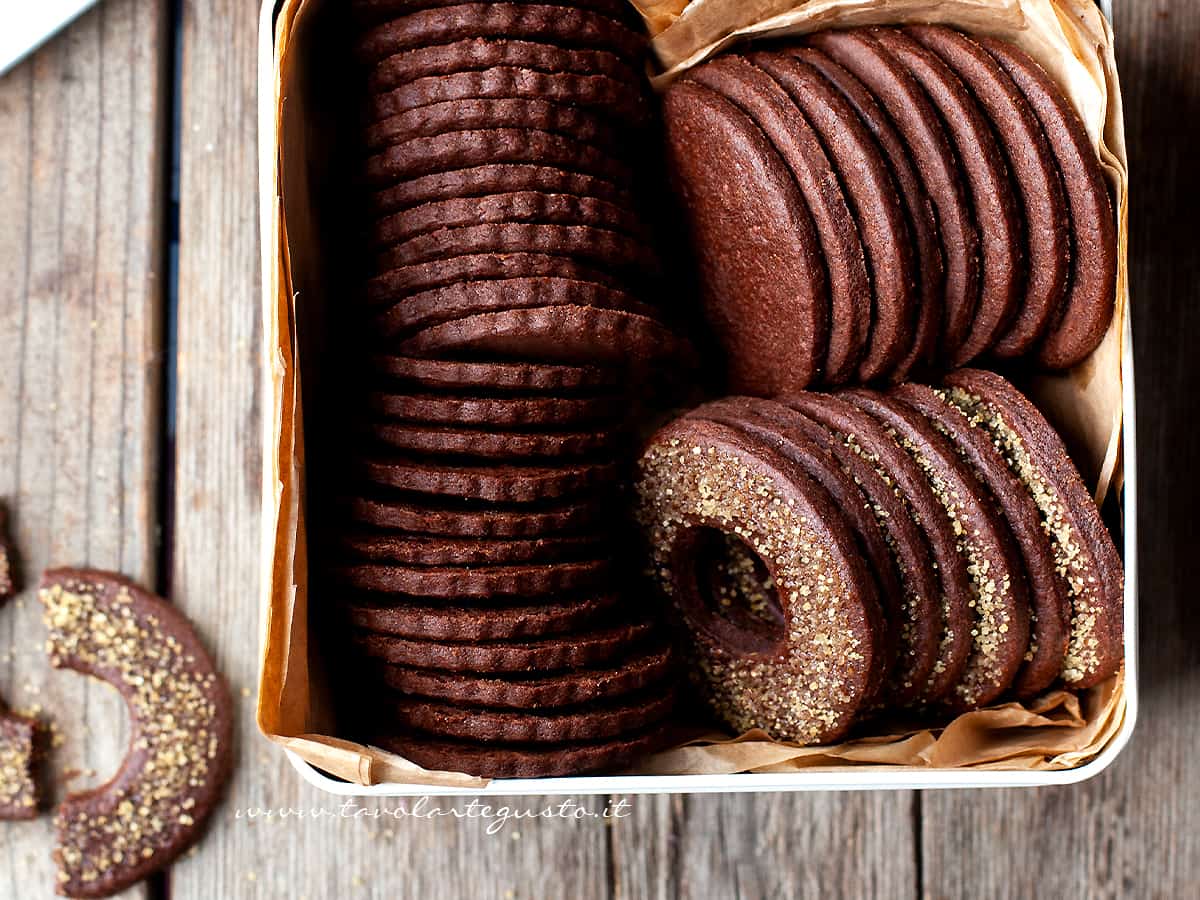 biscotti al cacao - Ricetta di Tavolartegusto