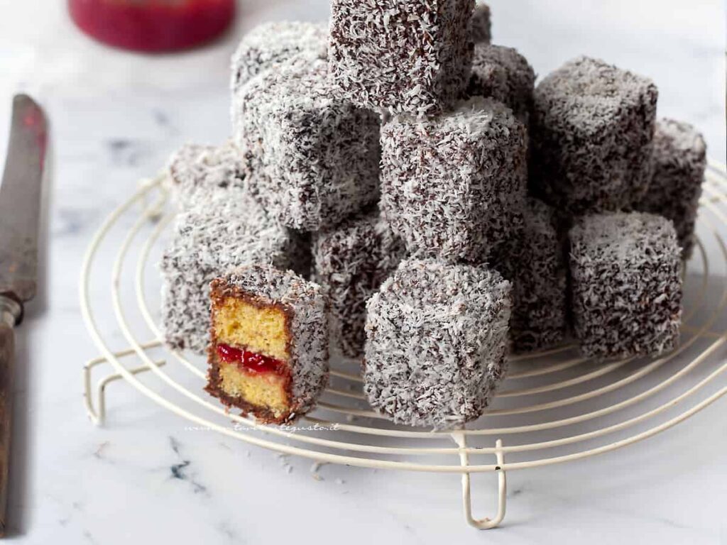 Lamington: la Ricetta originale dei lamingtons australiani (passo passo)