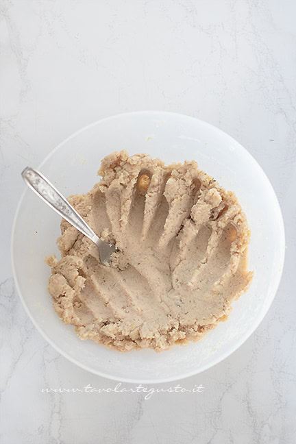 mousse di tonno e patate per il pesce finto