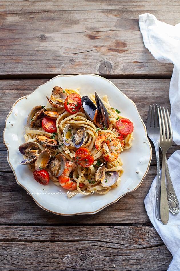 scialatielli ai frutti di mare ricetta - Ricetta di Tavolartegusto