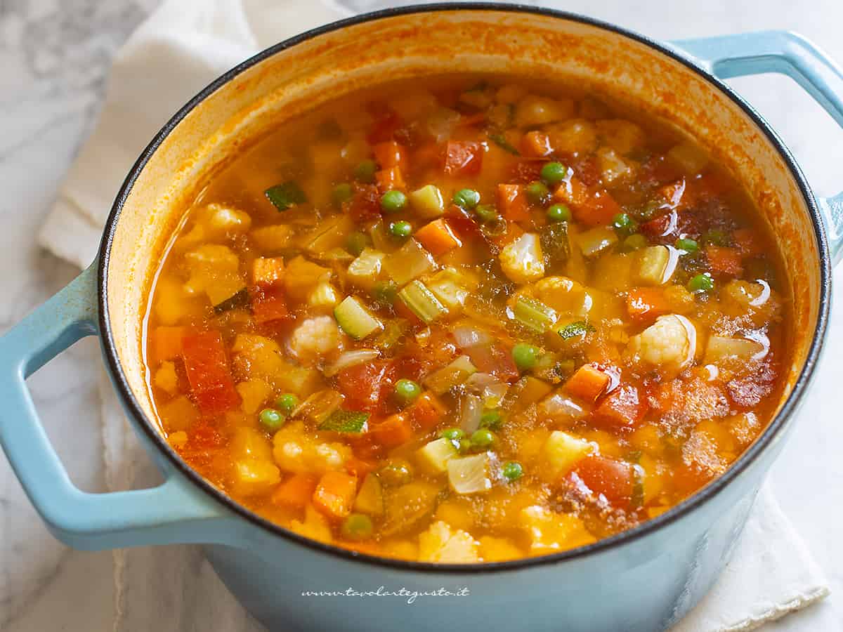 minestrone - Ricetta di Tavolartegusto