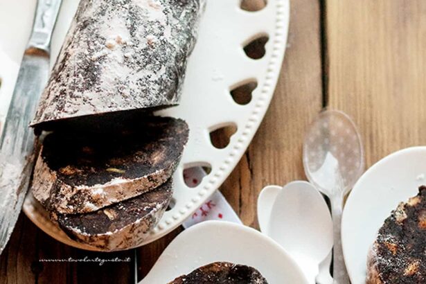 salame di panettone - Ricetta di Tavolartegusto