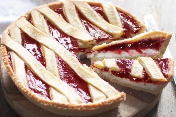 crostata ricotta e marmellata