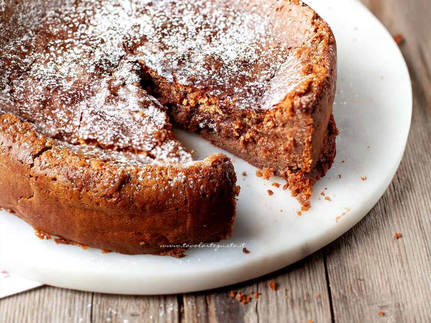 Torta al cioccolato al latte