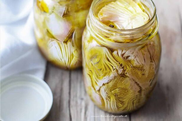 carciofi sott'olio - Ricetta di Tavolartegusto