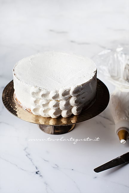 decorare la torta chantilly