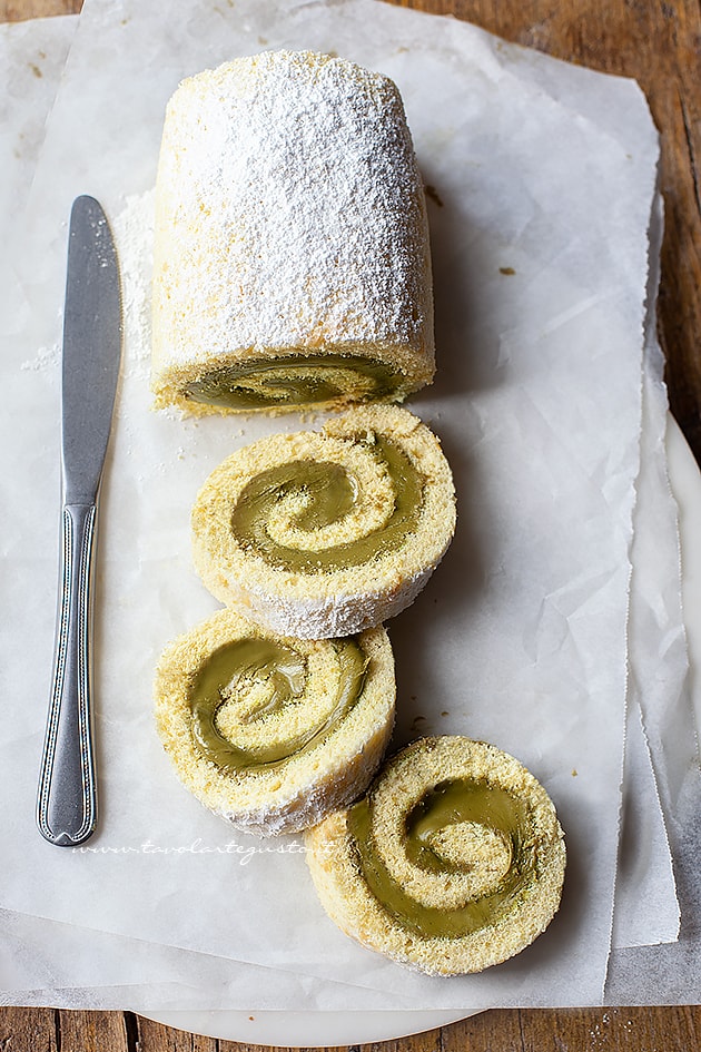 rotolo al pistacchio ricetta - Ricetta di Tavolartegusto