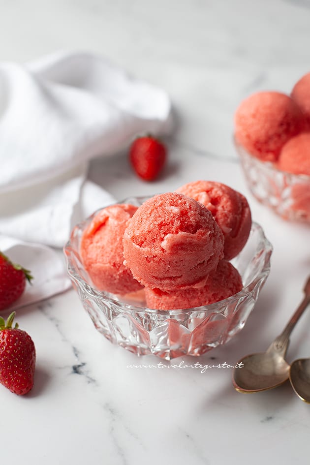 sorbetto alla fragola ricetta