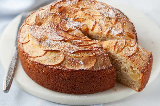 torta di mele integrale