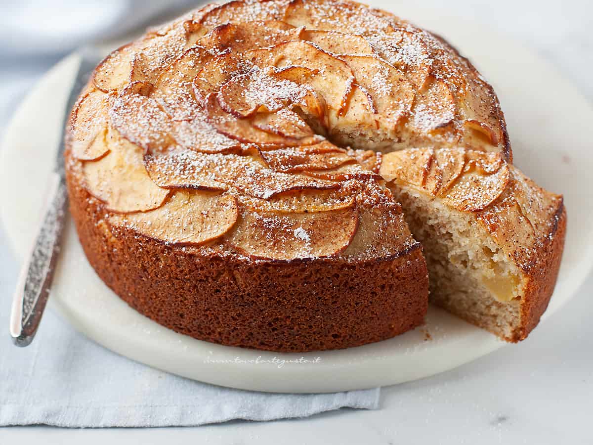 torta di mele integrale