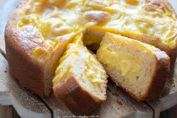 torta cremosa al limone