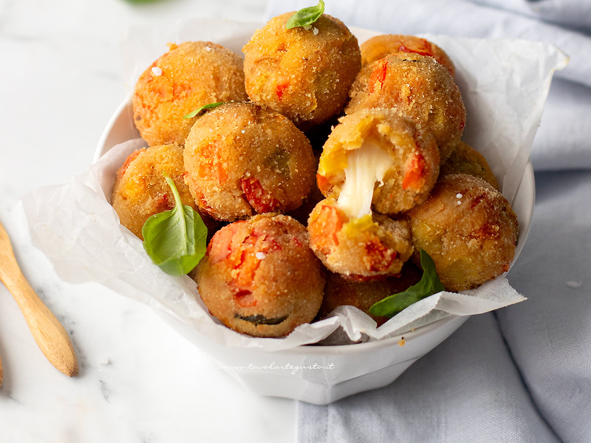 polpette di peperoni