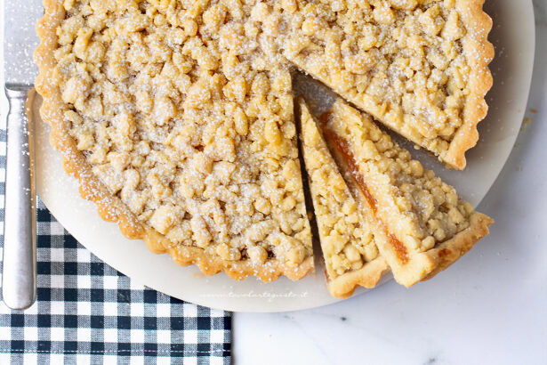 crostata crumble - Ricetta di Tavolartegusto