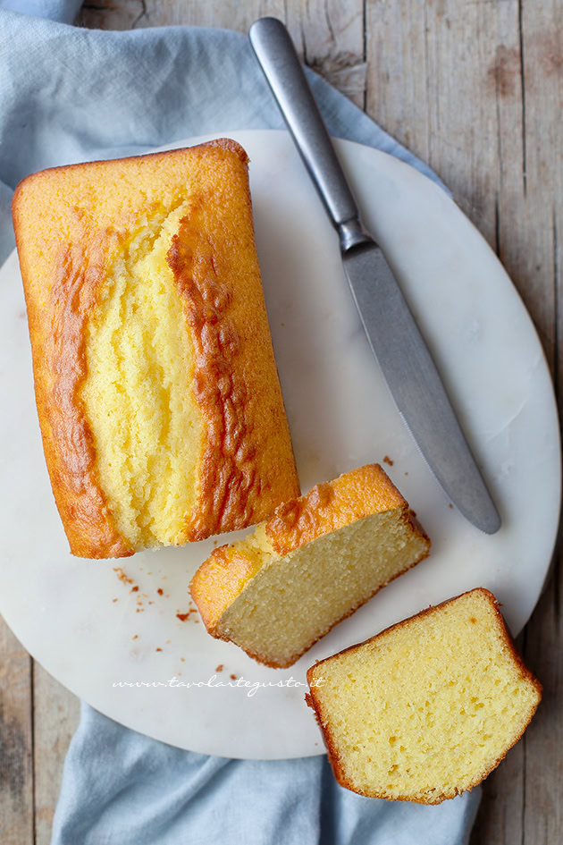 plumcake senza glutine con farina di riso e yogurt