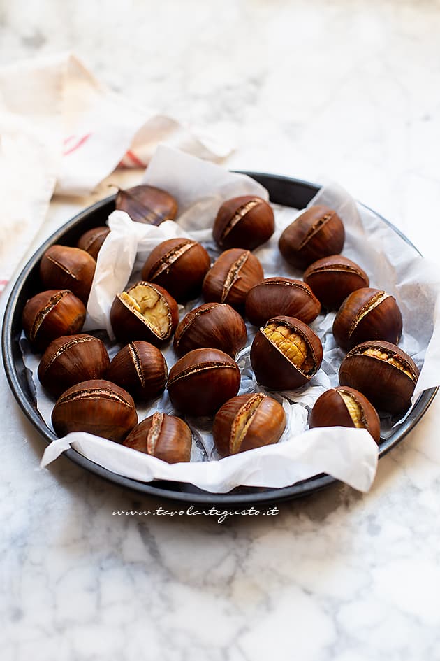 castagne al microonde ricetta