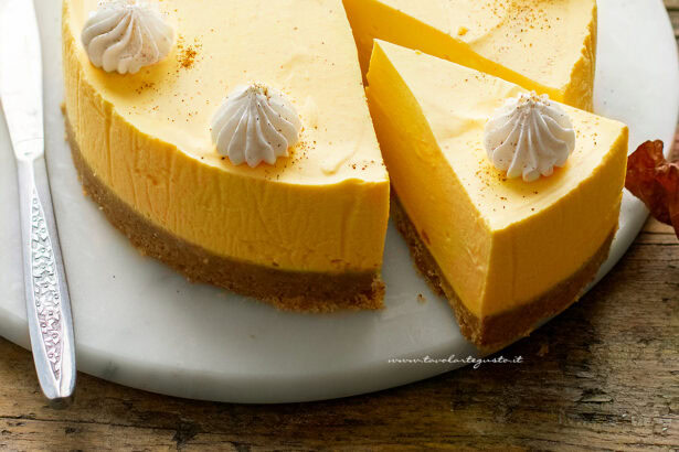 cheesecake alla zucca - Ricetta di Tavolartegusto