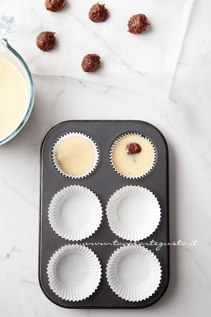 come preparare i muffin alla nutella