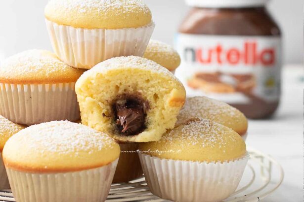 muffin alla nutella - Ricetta di Tavolartegusto
