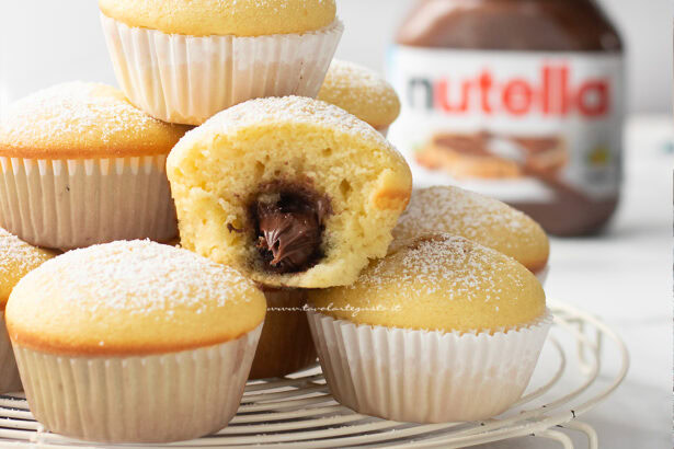 muffin alla nutella - Ricetta di Tavolartegusto