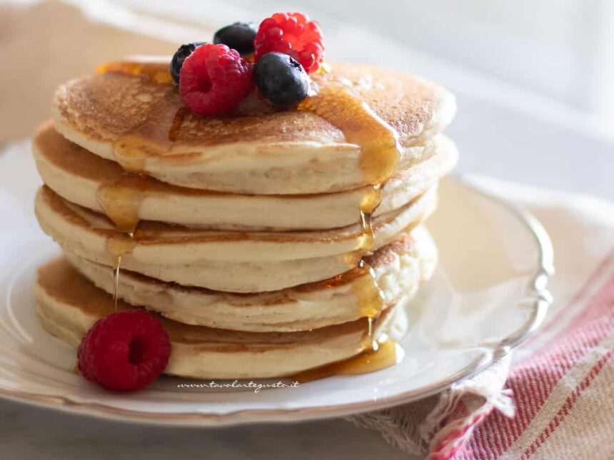 pancake senza uova - Ricetta di Tavolartegusto
