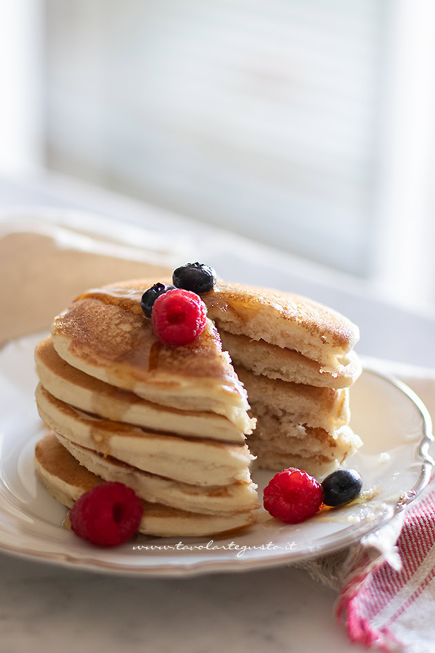 pancake senza uova soffici