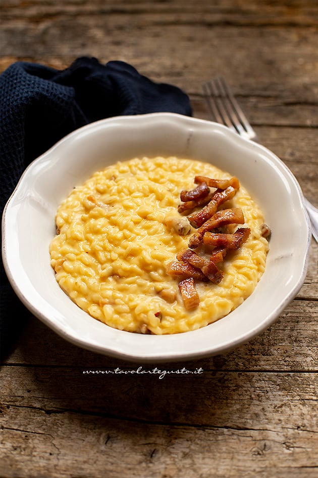 risotto alla carbonare ricetta