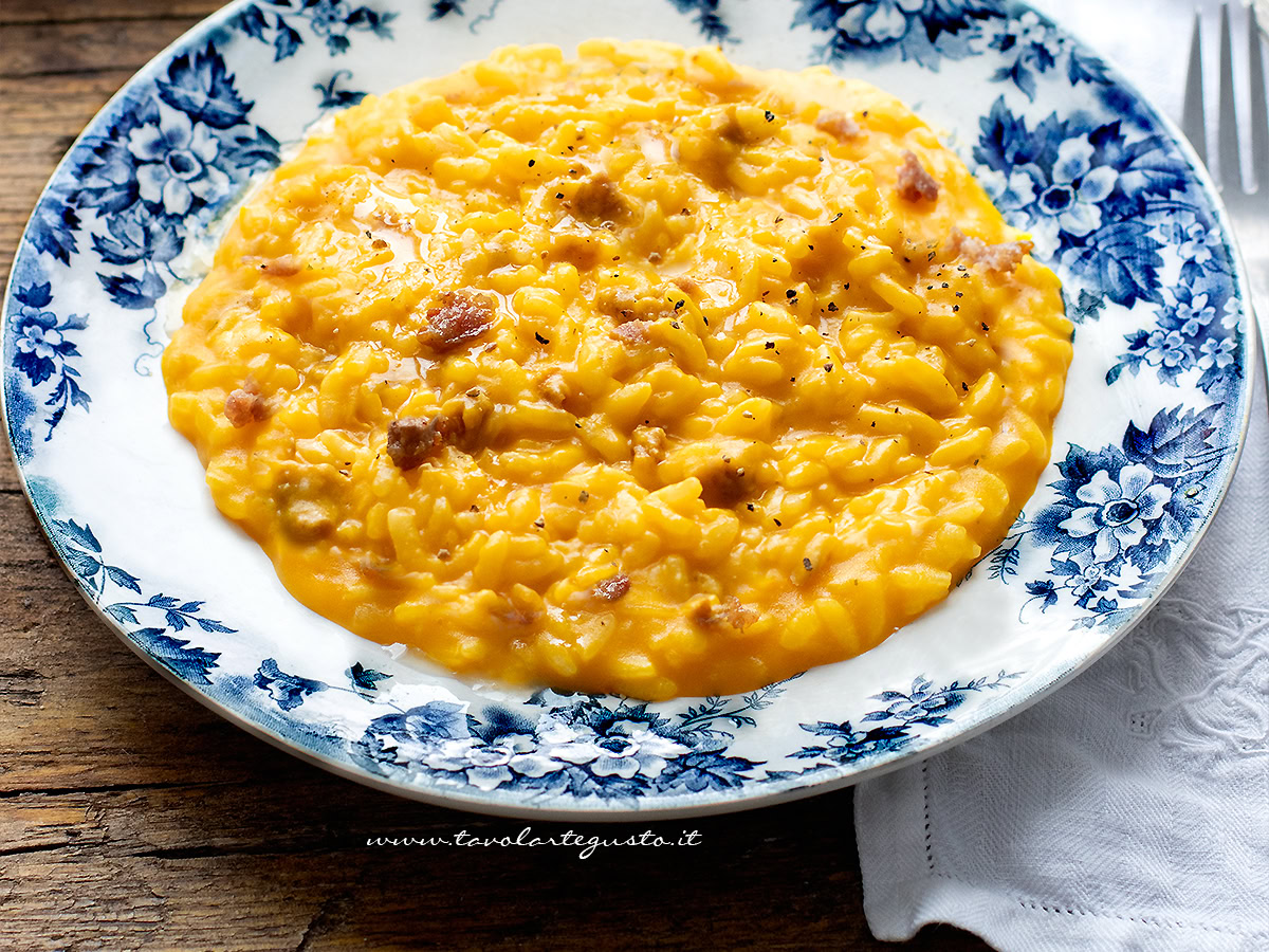risotto zucca e salsiccia