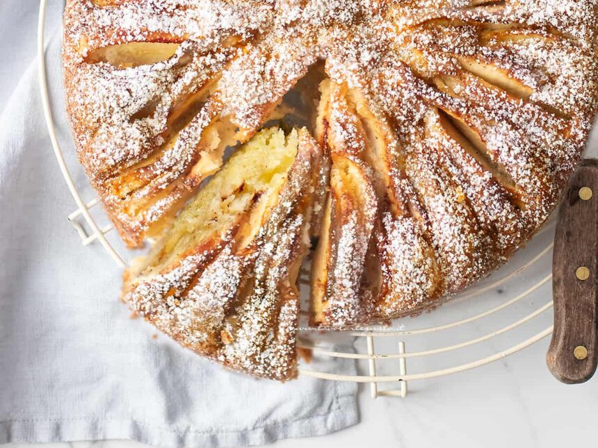 torta di mele in friggitrice ad aria- - Ricetta di Tavolartegusto