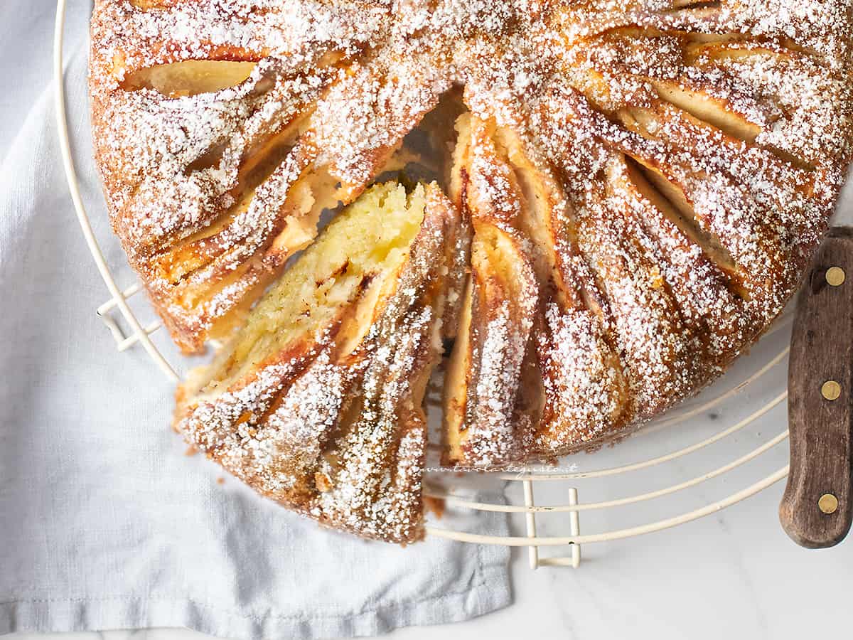 Torta di mele in friggitrice ad aria (sofficissima e profumata) Ricetta  veloce