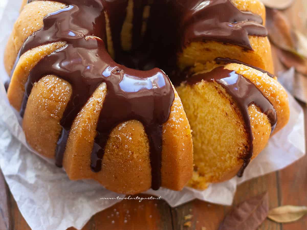 torta zucca e cioccolato