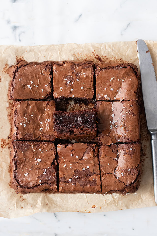 brownies senza burro ricetta