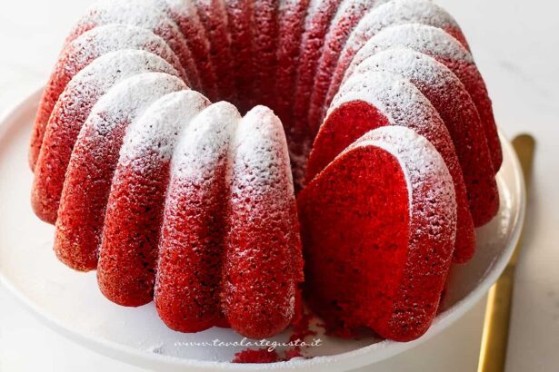 ciambella red velvet - Ricetta di Tavolartegusto