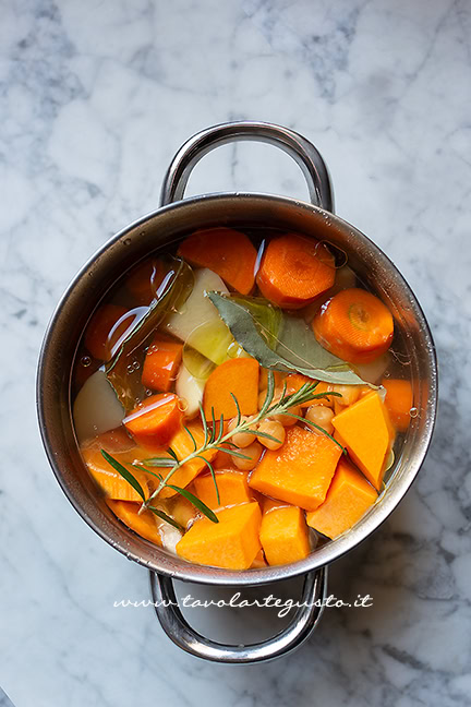 cuocere la vellutata di verdure