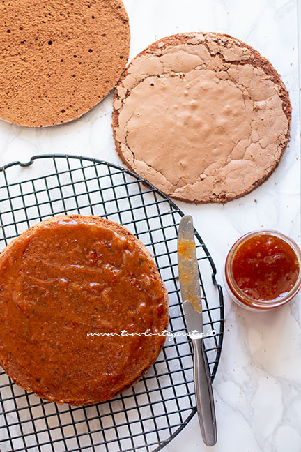 farcire la torta sacher