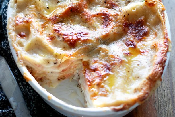 lasagne al salmone
