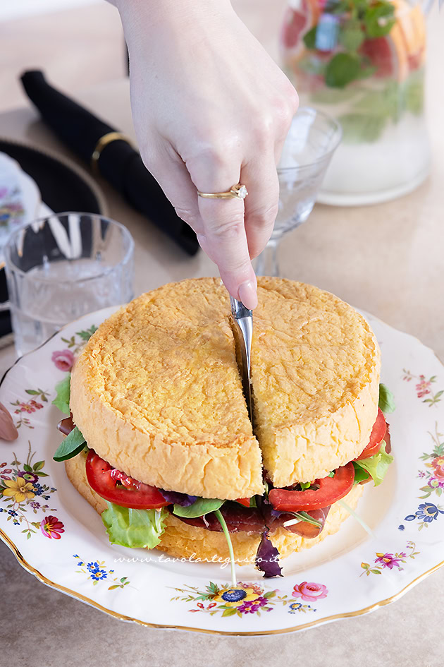 pan di spagna salato ricetta