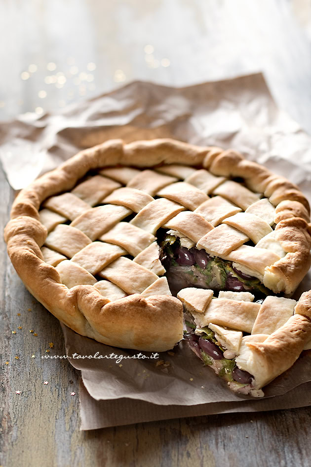 ricetta pizza di scarola