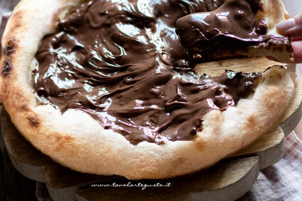 pizza alla nutella