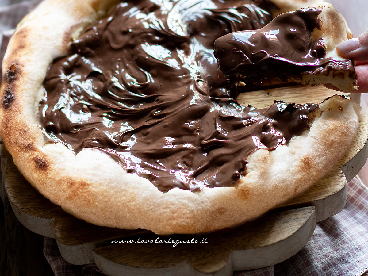 pizza alla nutella