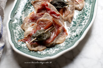 saltimbocca al forno