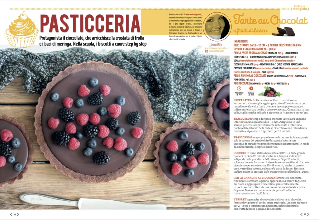 simona mirto di tavolartegusto in edicola