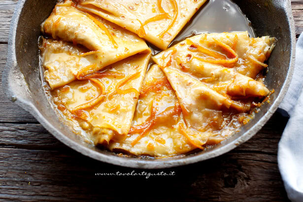 crepe suzette - Ricetta di Tavolartegusto