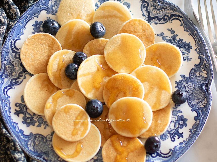 mini pancake ricetta - Ricetta di Tavolartegusto