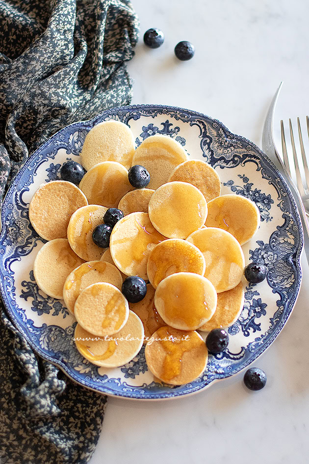 mini pancake ricetta tavolartegusto