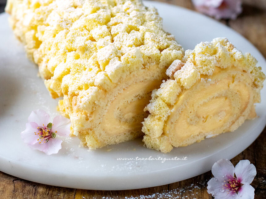 rotolo mimosa - Ricetta di Tavolartegusto